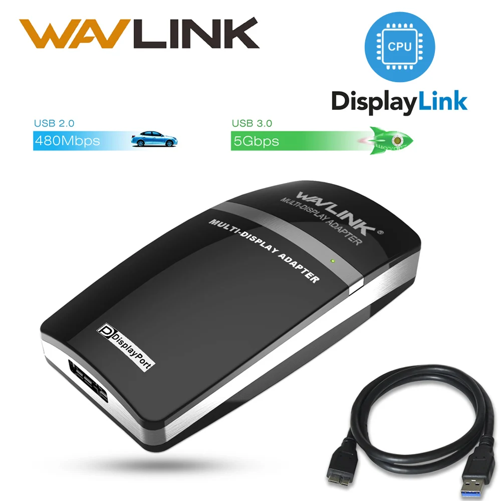 USB3.0 DP Displayport 5 Гбит высокоскоростной USB HD 1080 P Графика внешний адаптер видео карты