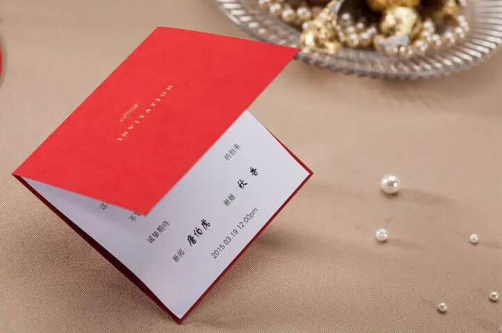 Свадебное приглашение 3D невеста жених Пригласительных билетов роскошный Винтаж