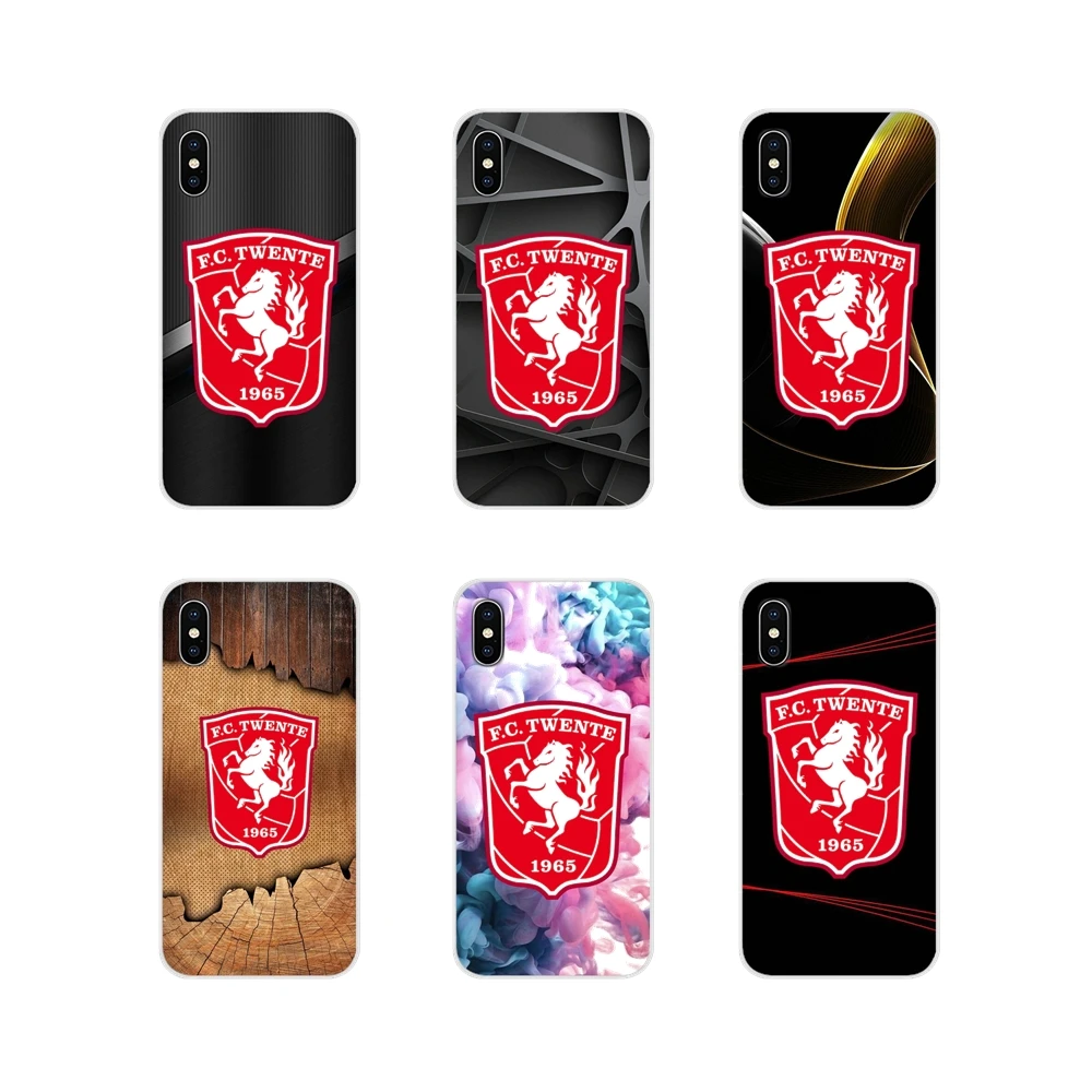 FC Twente Футбол Логотип аниматия аксессуары кожаный чехол для Apple iPhone X XR XS MAX 4 4S 5 5S 5C SE