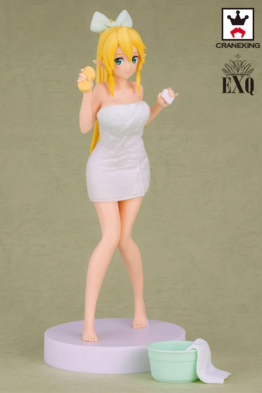 100% оригинальная коллекция Banpresto EXQ Figure Yukemuri Leafa от &quotSword Art Online: Code Register&quot|Игровые
