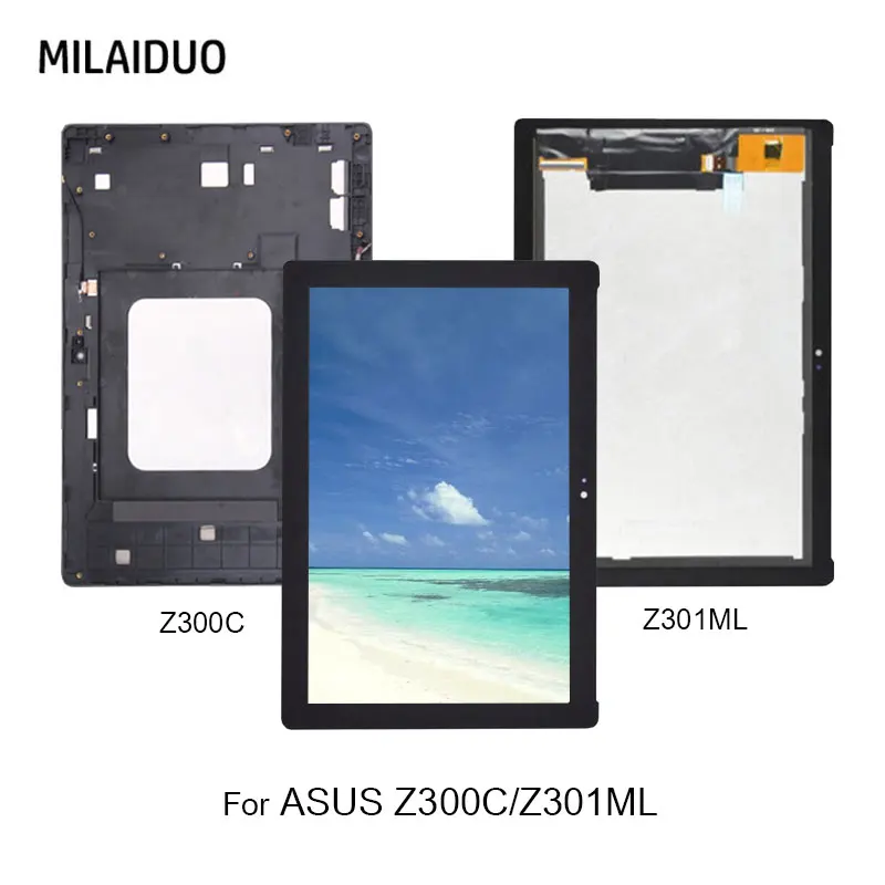 ЖК дисплей Дисплей для ASUS ZenPad 10 Z300 Z300C Z300M P021 Z301 Z301M Z301ML Z301MF Z301MFL P028 P00L Сенсорный