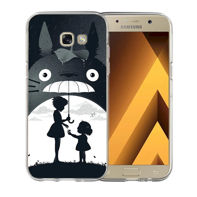 Чехол для телефона с изображением Тоторо из аниме Ghibli Миядзаки Samsung Galaxy S6 S7 S8 S9 Edge
