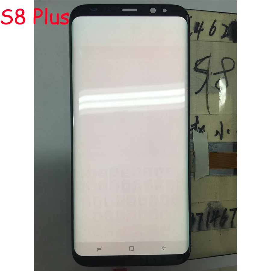 Сменный ЖК-дисплей с рамкой для Samsung S8 сенсорный экран Galaxy G950 G950F Plus G955 G955F красная