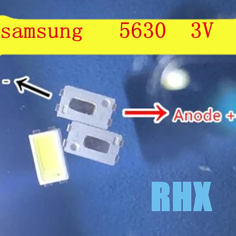 200 шт./лот для ремонта подсветки телевизора с Samsung 5630 SMD 5730 Светодиодные лампы 3