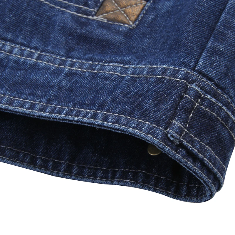 Новое поступление Мужская джинсовая куртка с воротником-стойкой в стиле хип-хоп