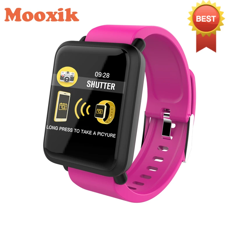 Смарт часы фитнес трекер 1 22 дюймов цветной экран калорийность запись Сидячий