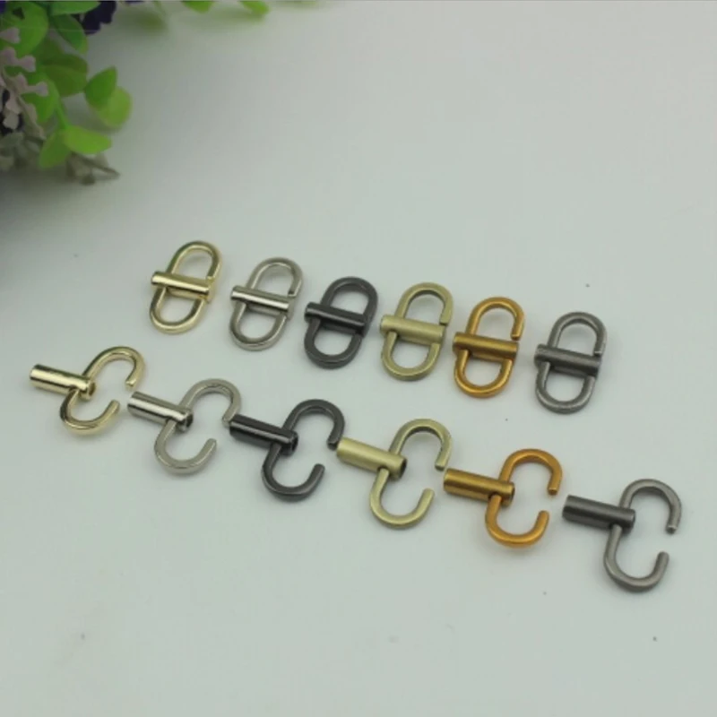 Bag Chain Shorten Adjust Closure Clip Light Gold Silver Gun Black Bronze Adjuster Shortener | Багаж и сумки