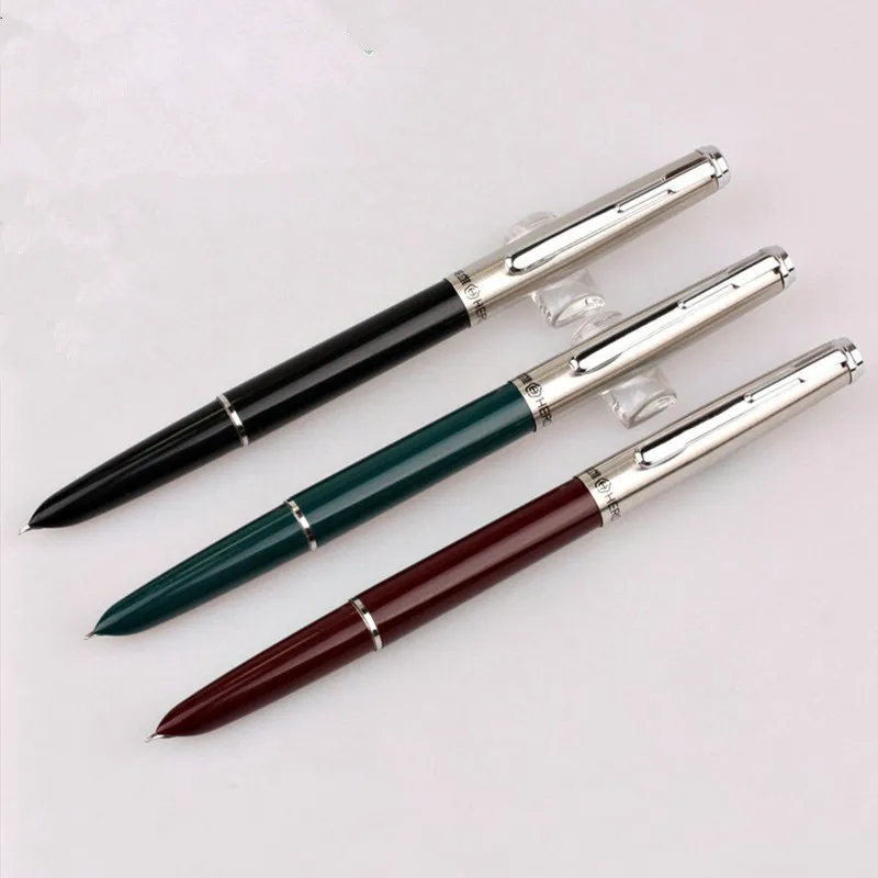 

1pcs 007 student pen Black Green Wine Red Fine gift Nib Fountain Pen