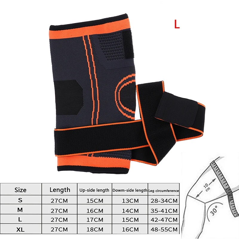 

1PCS Knee Support Professional Protective Sports Knee Pad Breathable Bandage Knee Brace Basketball Tennis Cycling