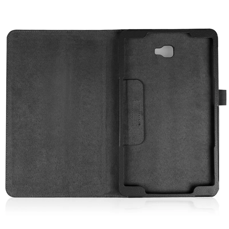 Чехол для планшета для samsung Galaxy Tab A 10,1 T580 T585, SM-T580, кожаный чехол в стиле личи, откидной Чехол с подставкой, Tab A+ пленка