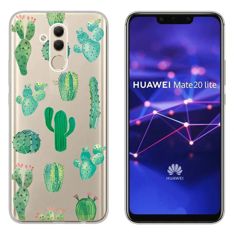 Чехлы с изображением цветов Arvin для Huawei mate 20 lite Мягкая силиконовая задняя крышка