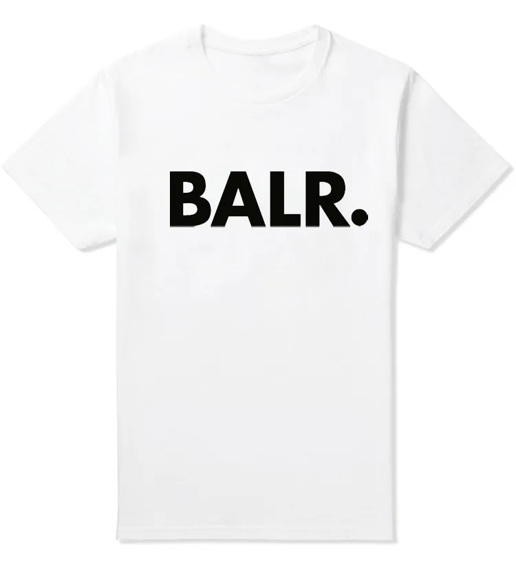 BALR футболка с буквенным принтом Женская свободная футболка с коротким рукавом и круглым вырезом Летняя женская футболка топы Camisetas Mujer