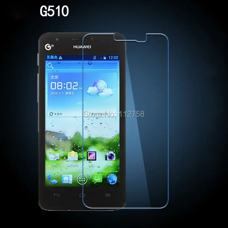 

500x Ultra Thin 2.5D Premium Tempered Glass Screen Protector for HUAWEI G510 screen protector protective Film g510 wholesale