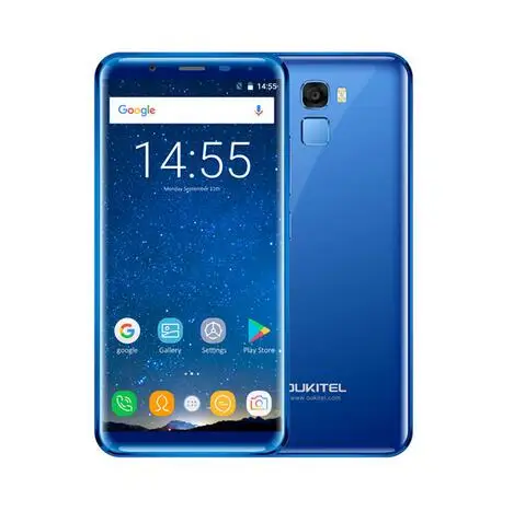 Синий Oukitel K5000 смартфон 21 МП 16 МП 4G LTE 5000 мАч 4 Гб 64 Гб MTK6750 Восьмиядерный мобильный телефон 5," HD отпечатков пальцев type-C мобильные телефоны - Цвет: Синий