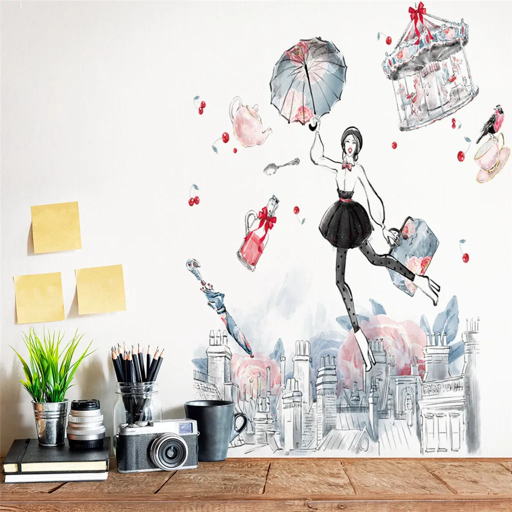 Лидер продаж 2019 продуктов мобильный Творческий стены прикреплены с декоративной