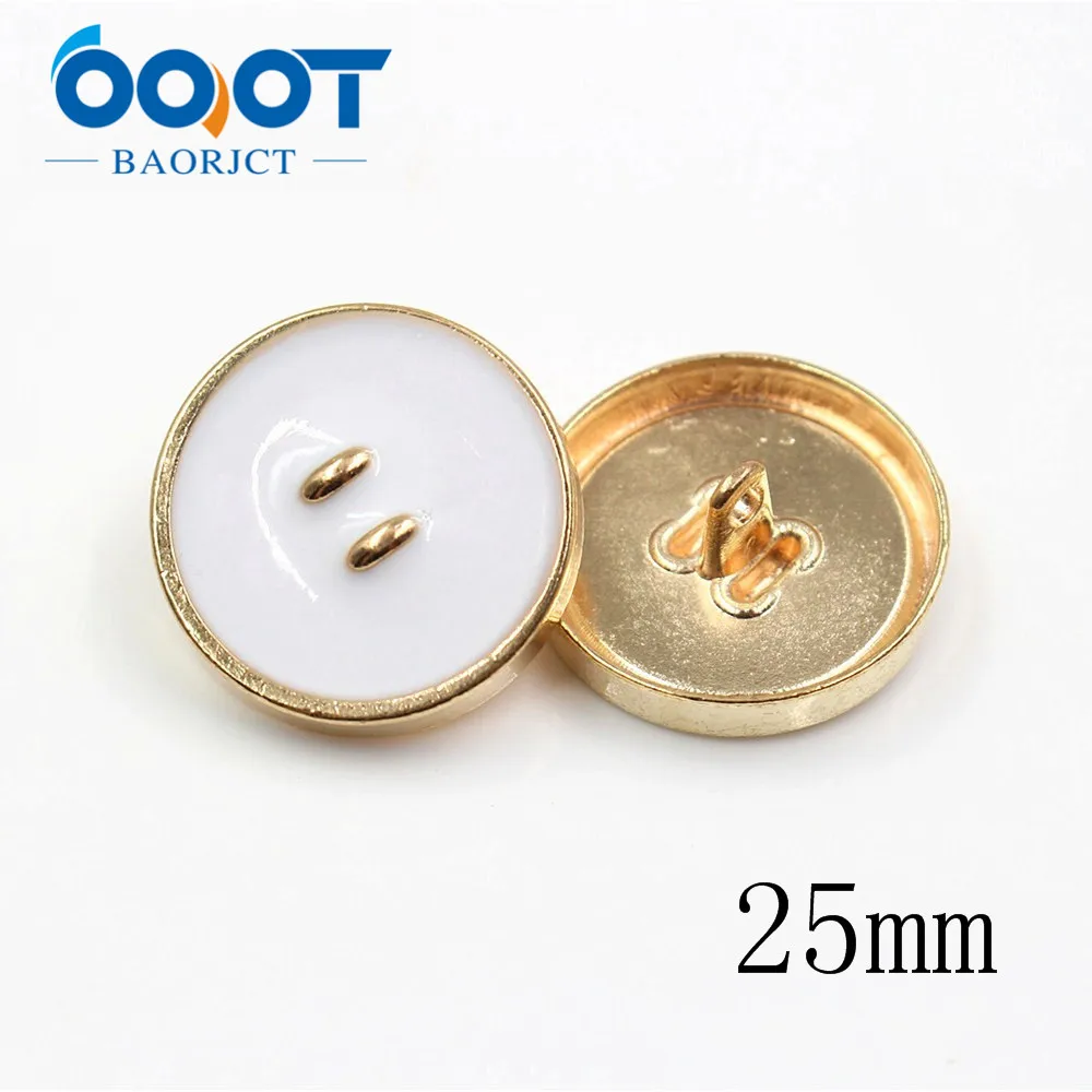 OOOT BAORJCT 178096,10 шт./лот, 15/18/22/25 мм Высокая Женская модная весенняя Классическая обувь высокого качества модная обувь с металлическими пуговицами, аксессуары DIY ручной работы - Цвет: 2