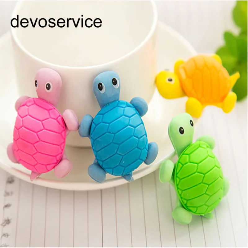 Креативные канцелярские принадлежности 1 Piee мультяшная черепаха стильный ластик