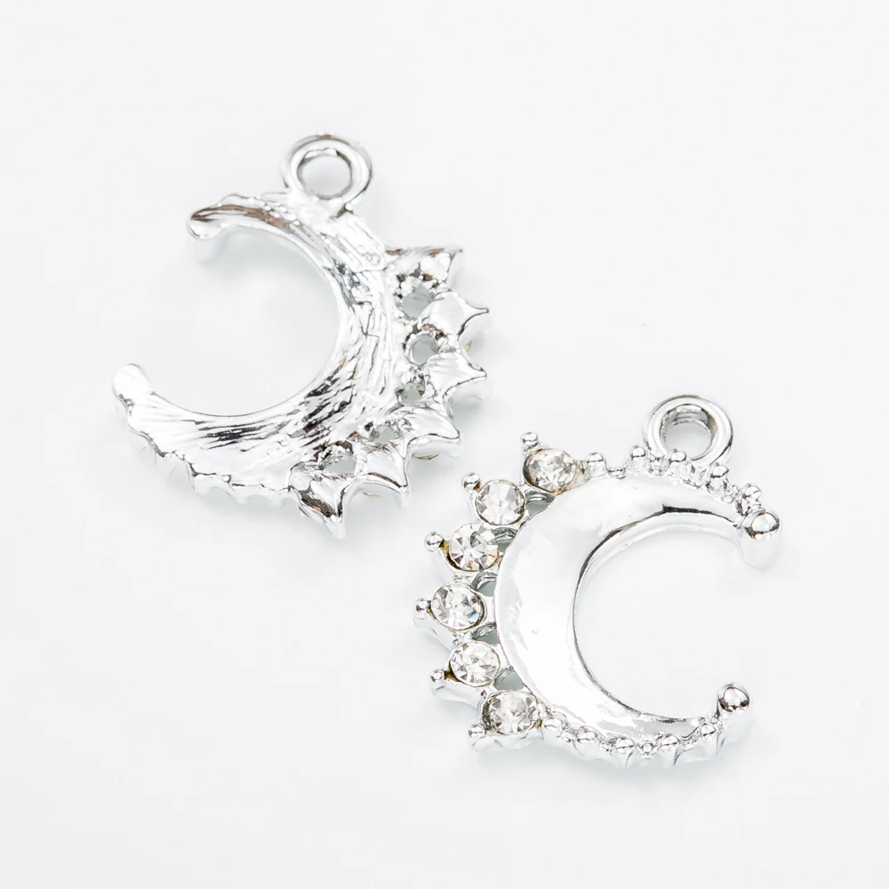 40 шт. высокое качество звезда и Луна Эмаль сплав ювелирные изделия головной убор