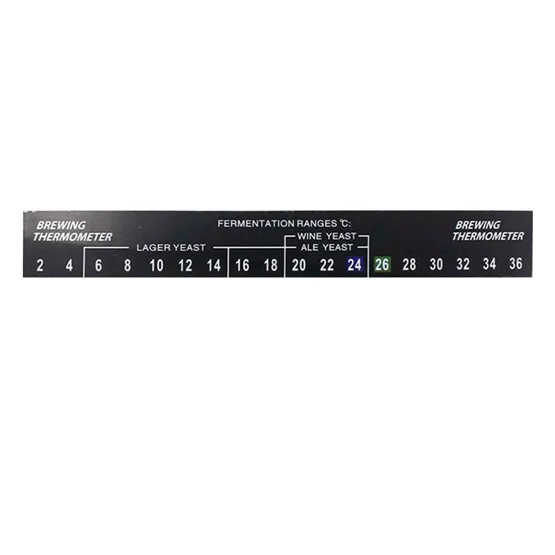 Фото Homebrew Beer & Wine Digital Adhesive Thermometer Stick On Thermometer LCD Thermometer Fermentation Thermometer Sticker №2