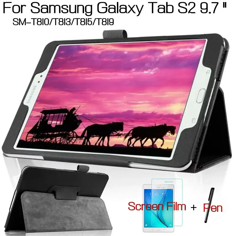 Высокое качество смарт-чехол из полиуретановой кожи для Samsung Galaxy Tab S2 T810 T813 T815 T819 9 7