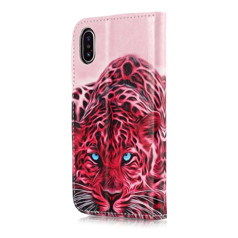 Чехол HEMASOLY для iPhone XS чехол MAX XR Флип Для PU кожаный мраморный цветок животное
