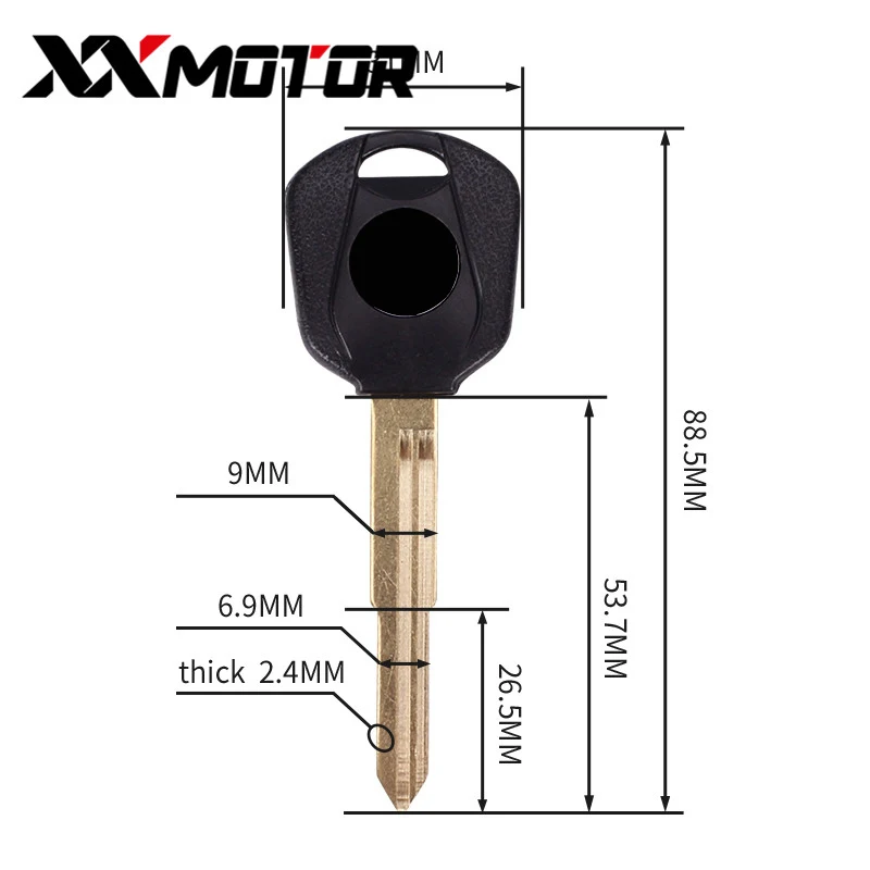Ключ мотоцикла Uncut пустые запасные ключи для HONDA CB400 VTEC CBR600 CBR1000 CBR1100 CBR900 919 954 CBR919
