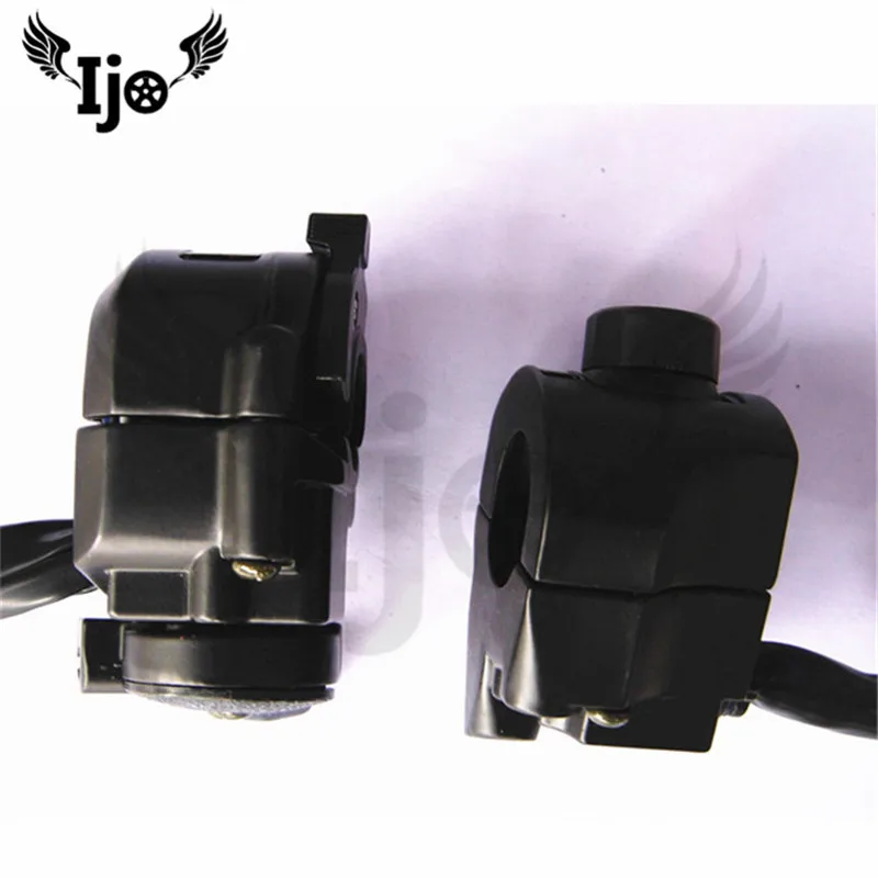 Универсальный мотоциклетный переключатель черный для мотоциклов honda suzuki yamaha 22 мм