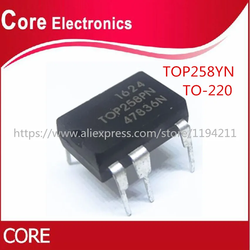 100 шт. TOP258PN TOP258P DIP 7 Новинка|ic top258pn| |