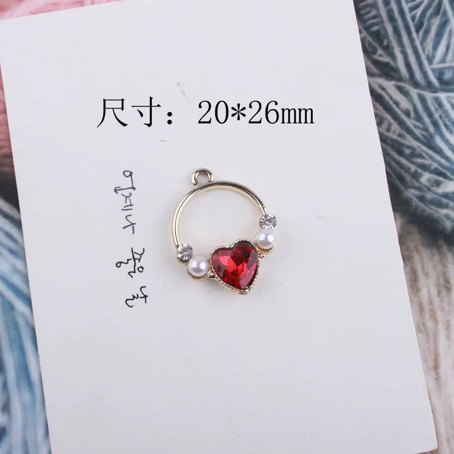 Подвески из цинкового сплава 10 шт./лот позолоченные с искусственным жемчугом и