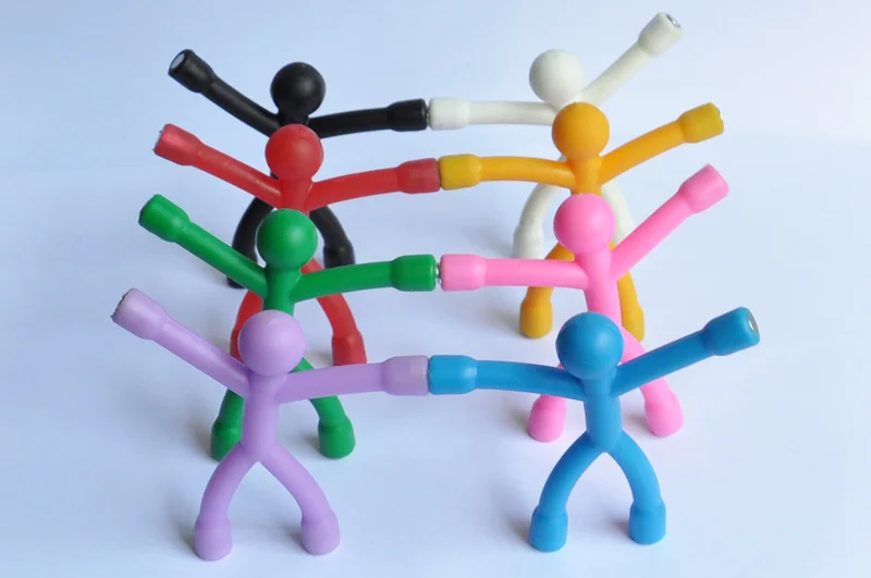 Высокое качество Гибкий Человек Магнитная фигура офисная настольная игра мини