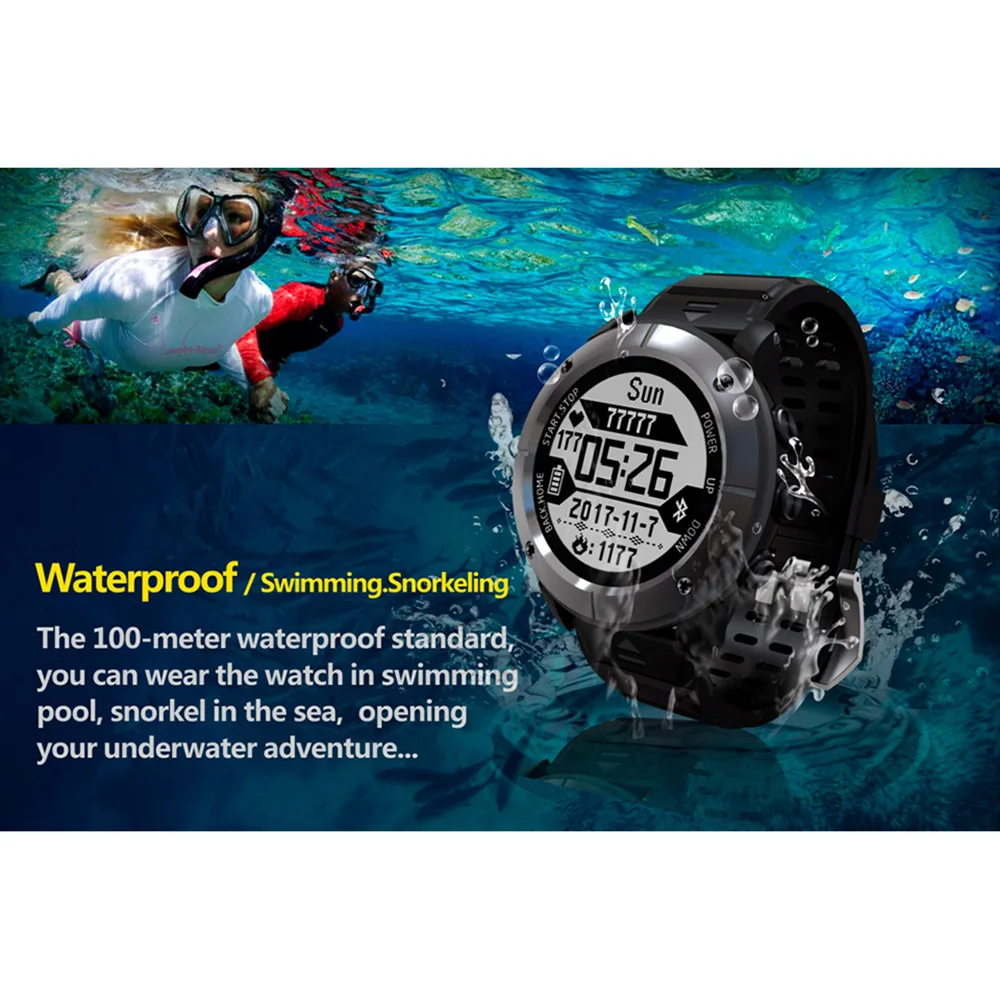 TimeOwner UW80C E-ink gps Смарт Часы Heart Rate Водонепроницаемый Мульти Спорт режим компас