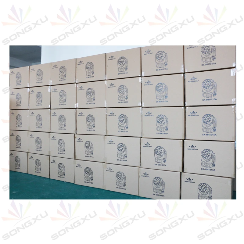 Светодиодный подвижный головной светильник Lyre19X15W RGBW 4 в 1 с зумом подвижной