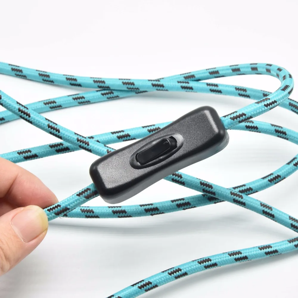 1 шт. плетеный шнур питания для лампы 8 мм2 304 м|power cord|power cord with switchlamp power |