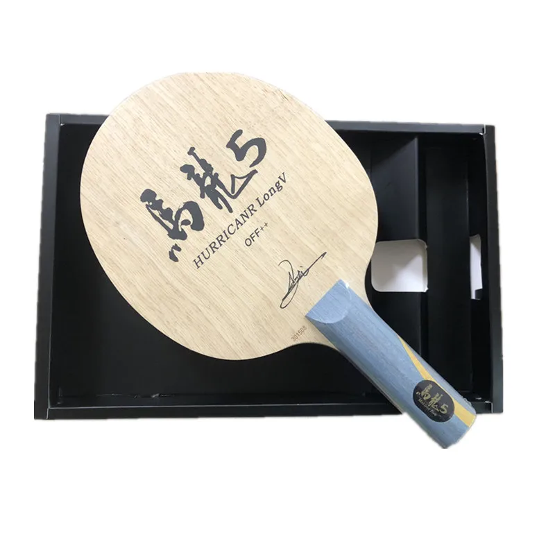 Long handle ST Ma Long 5 углеродное внутреннее лезвие для настольного тенниса ракетка для пинг-понга FL и ST ручка для настольного тенниса летучие мыши длинная ручка - Цвет: Long handle ST