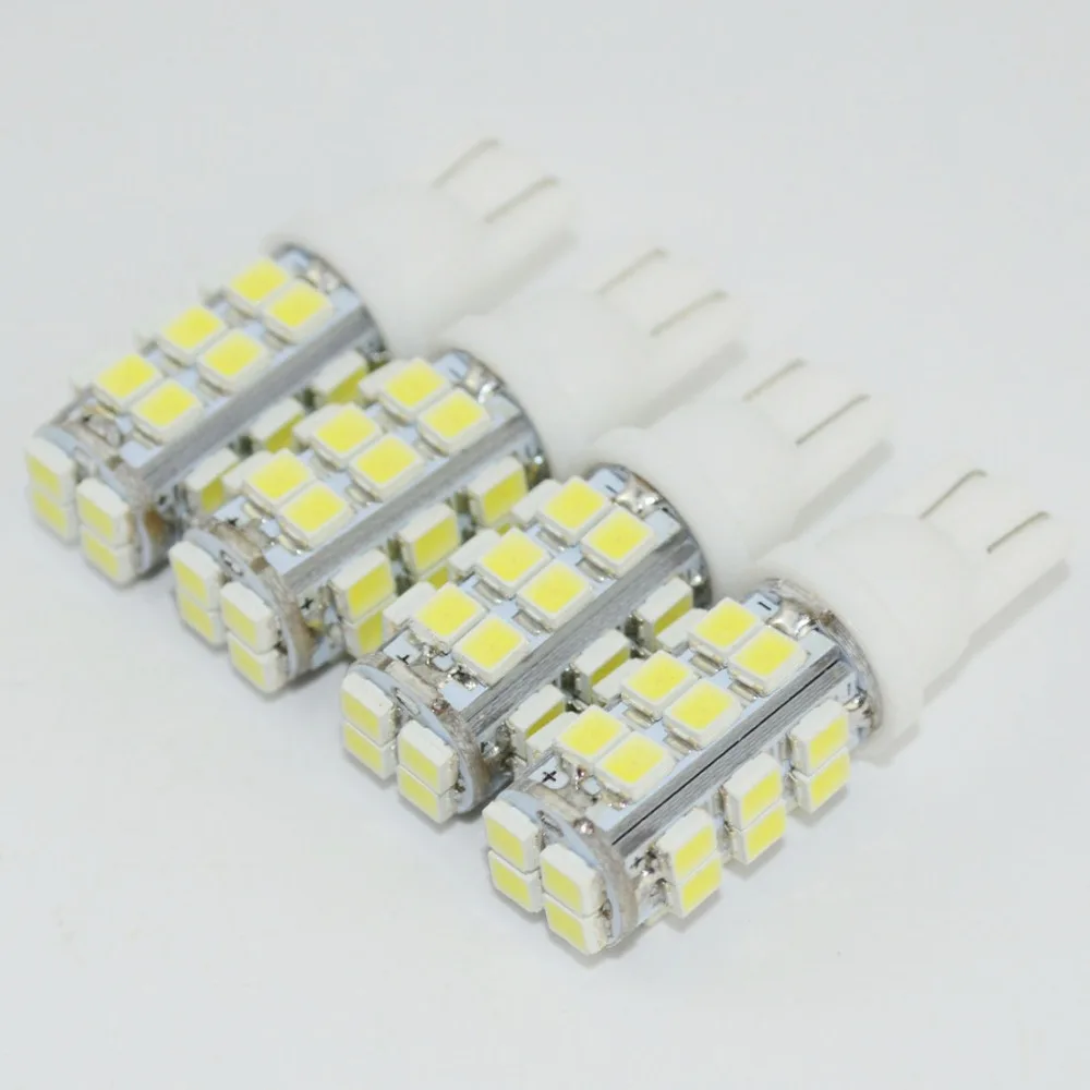 10 шт Автомобильные светодиодные фары 12V T10 SMD 1210 28SMD 28 smd 1206 168 194 Светодиодные W5W