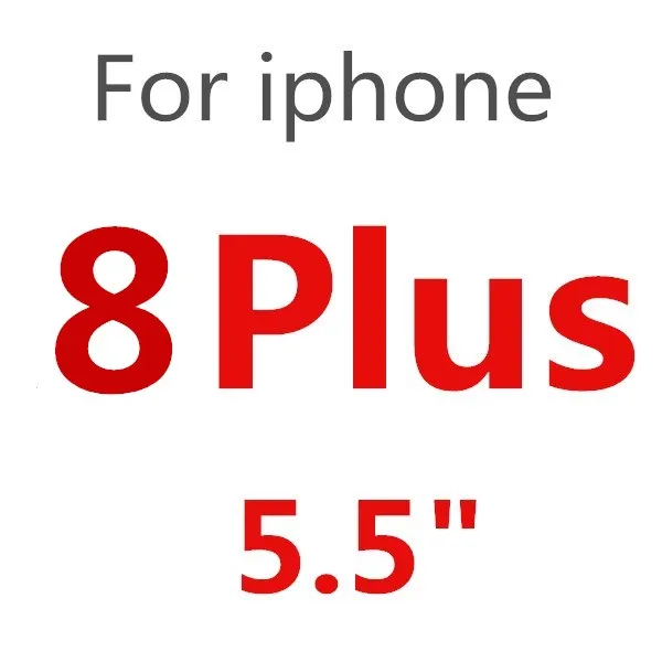 5D закаленное стекло на iphone 7 8 Plus Защита экрана для iphone 6 6s Plus стекло полное покрытие пленка изогнутые края на iphone XS MAX XR - Цвет: for iPhone 8 Plus