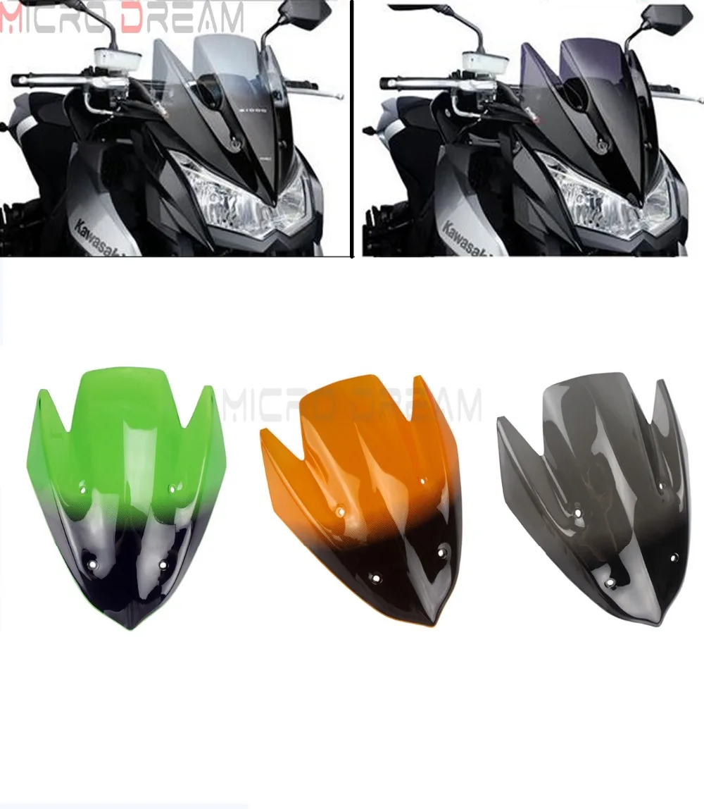 Ветрозащитный экран для мотоциклов Kawasaki Z1000 Z 1000 2010 2013|Козырьки от ветра и ветр.
