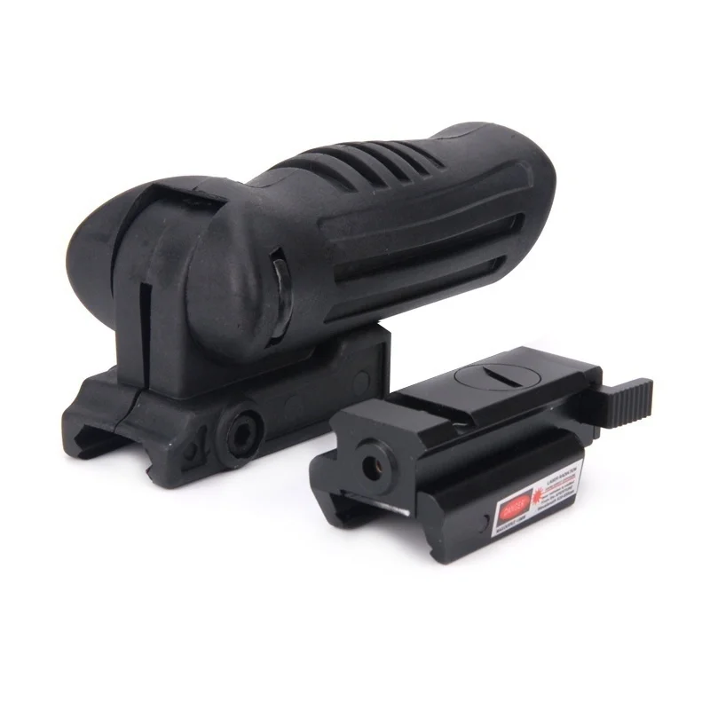 M4 20 мм RIS Rail grip bipod + охотничий страйкбол тактический Красный точечный лазерный