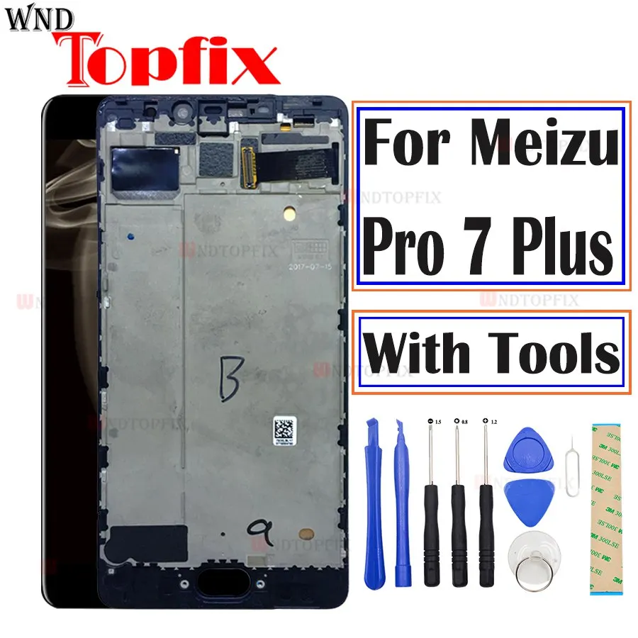 

5.7"Inch LCD For Meizu Pro 7 Plus 100%Tested LCD Display Touch Screen Digitizer Assembly Frame Replacement Meizu Pro 7PLus LCD