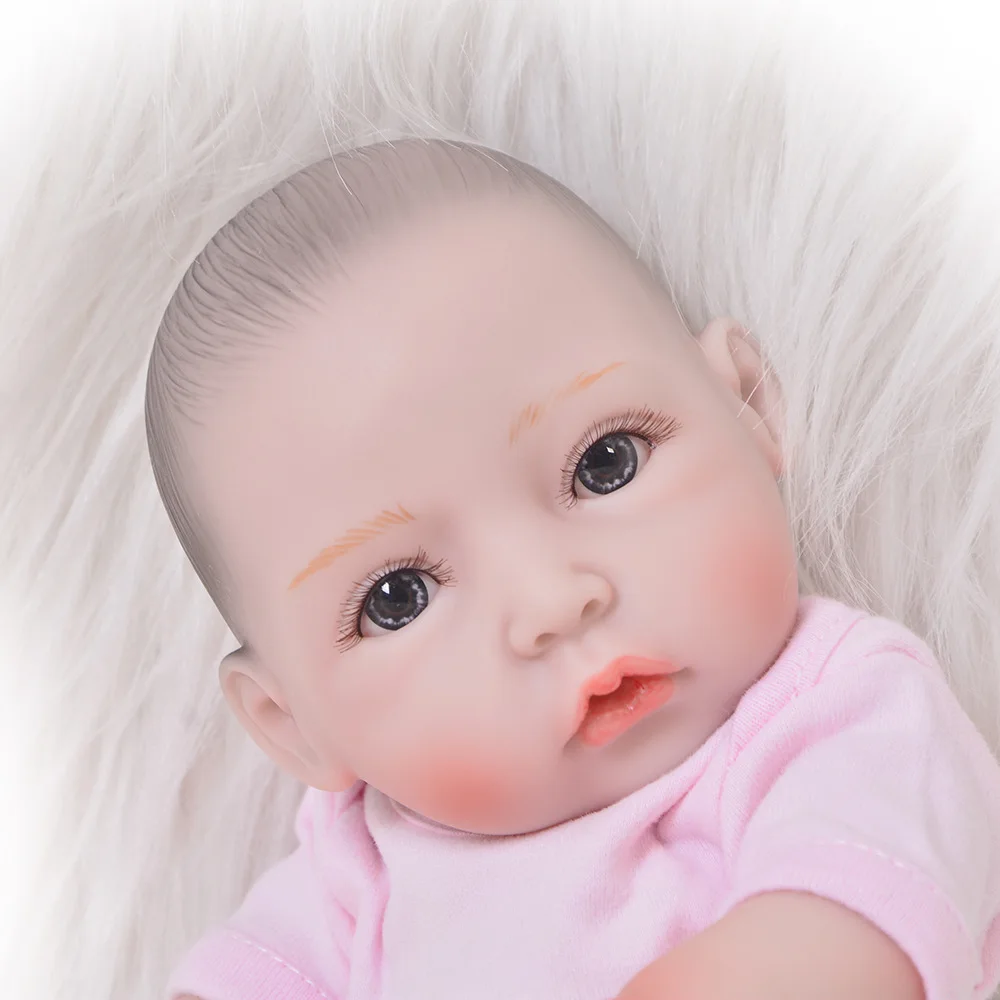 Mini Lovely Babies Reborn Twin Toys 10 Inches Newborn Dolls for Girl And Boy with Full Silicone Vinyl Newest | Игрушки и хобби