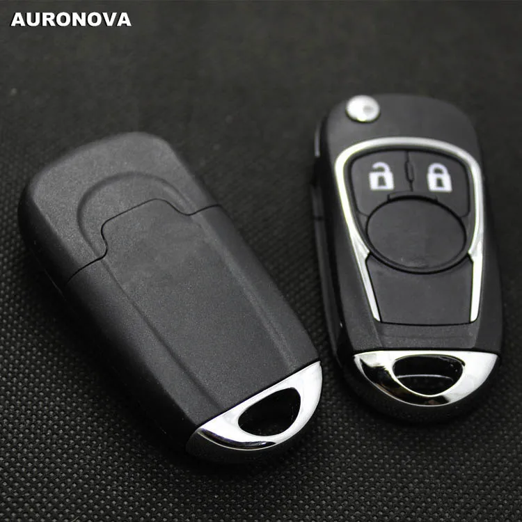 AURONOVA новый обновленный корпус для складного ключа Chevrolet Cruze Aveo раскладной ключ с 3