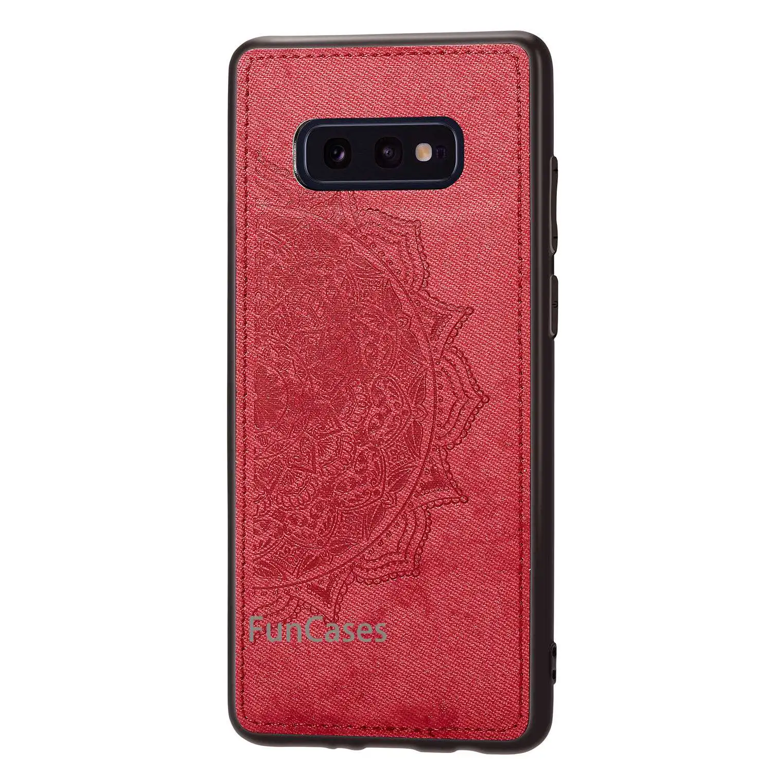 Для samsung Galaxy S10E чехол ткань Силиконовый ТПУ бампер жесткая задняя панель из
