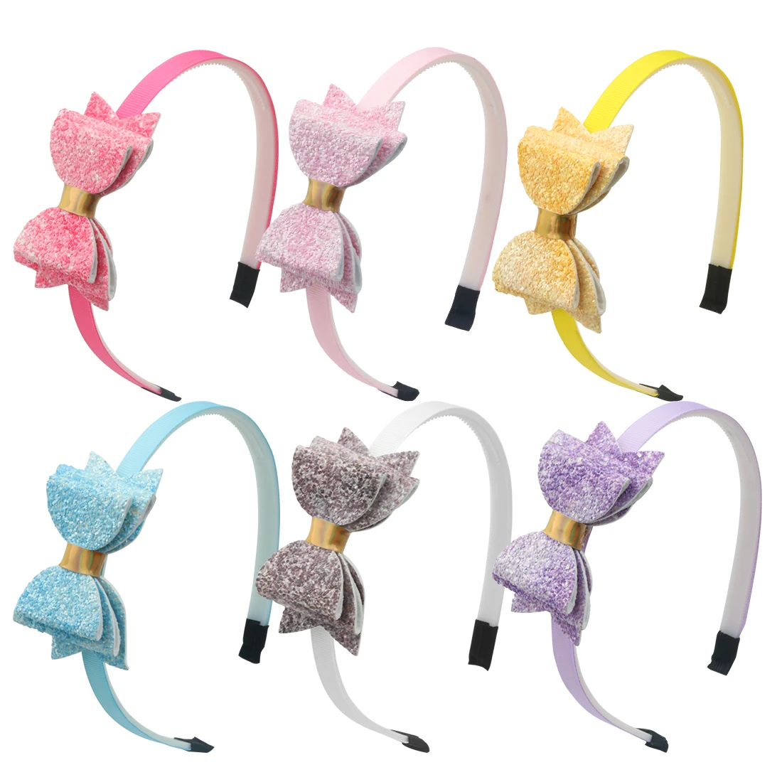 XIMA 1Piece 3inch Princess Hair Clip Girls Hairgrips Glitter Bows Headband for Party Hairband Children Accessories | Детская одежда и