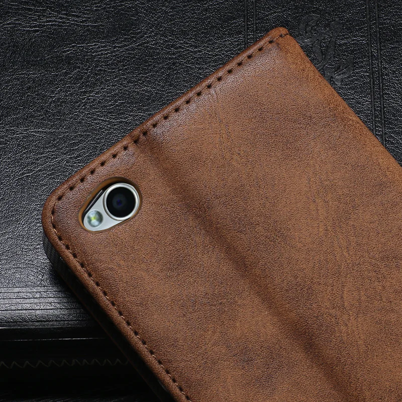 Чехол для Xiaomi Redmi 4A чехол 5 0 дюймов высокое качество Ретро стиль кожаный с