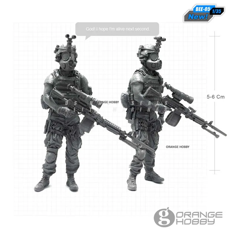 OHS YuFanModel 1/35 BEE-01-16 серия BEE Современная армейская сборка США Военные полимерные миниатюры Модели Строительные наборы oh