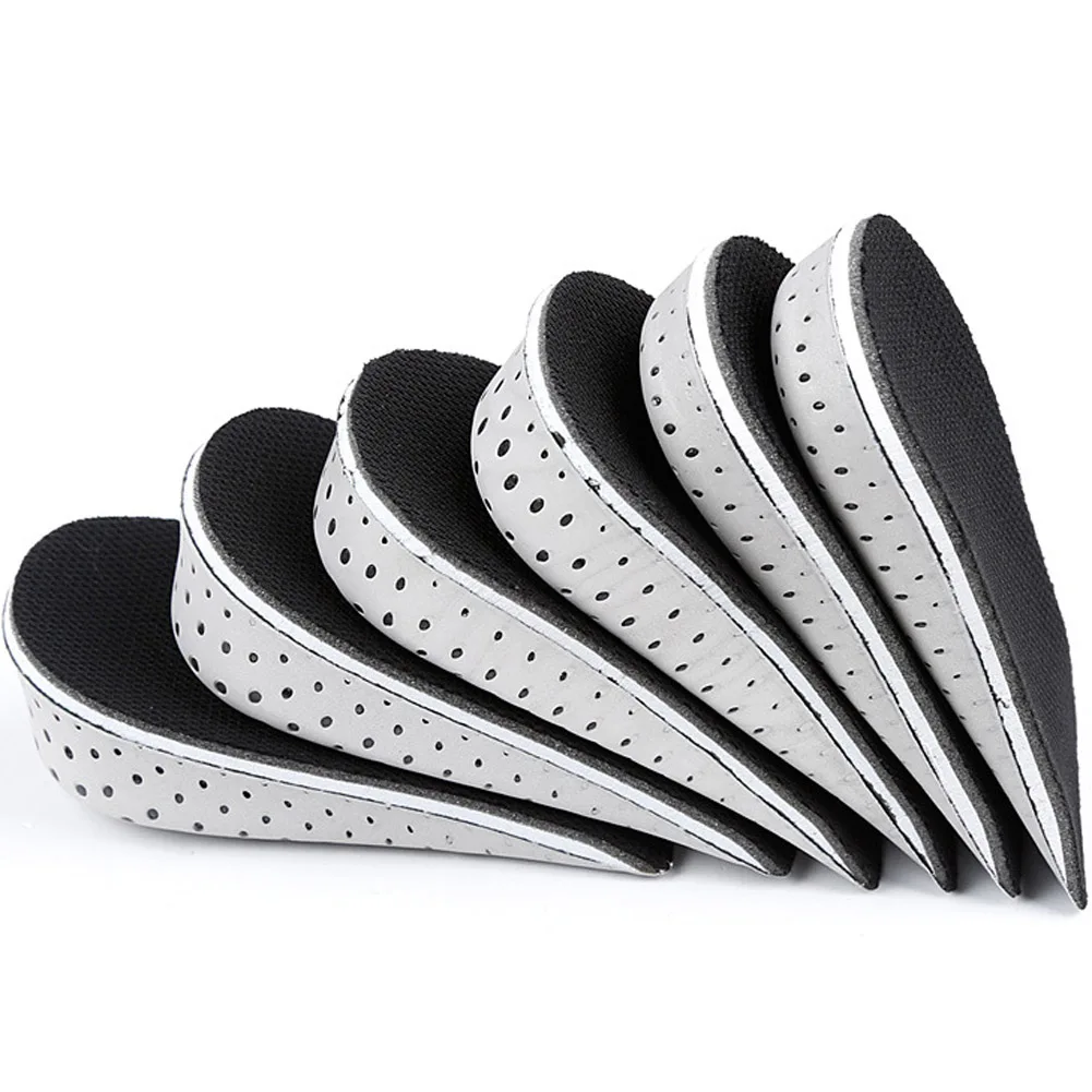 Дышащие половинные стельки для обуви 1 пара увеличения высоты спортивной унисекс