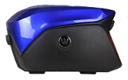 Yimatzu 37l новая модель мотоцикла грузовой ящик мотоцикла Чемодан мотоциклов коробка для мотоцикла с свет - Название цвета: Синий