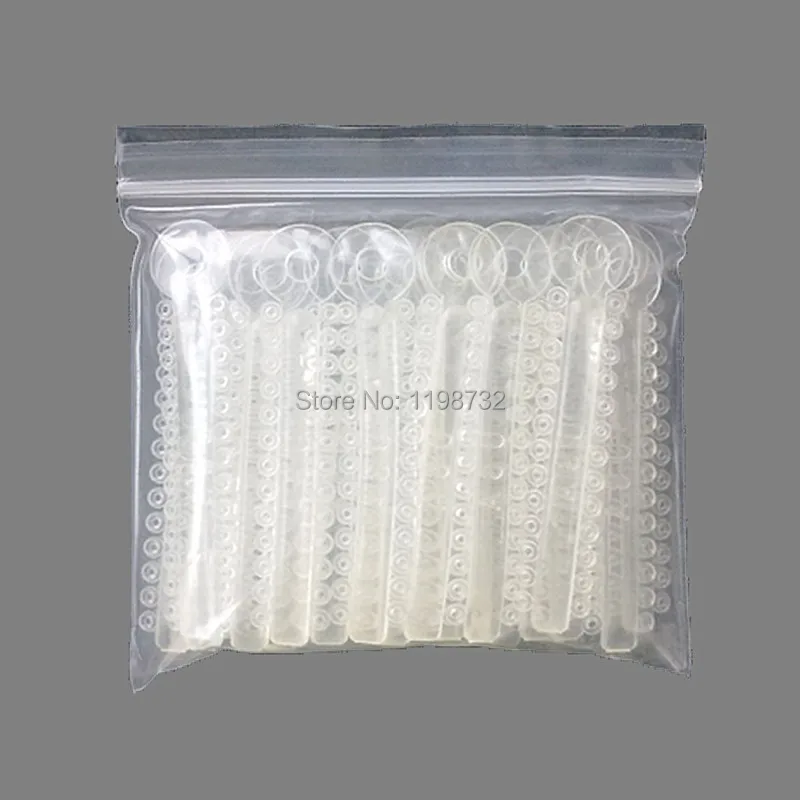 40 шт./упак. легкие Галстуки прозрачная Резиновая лента эластичная