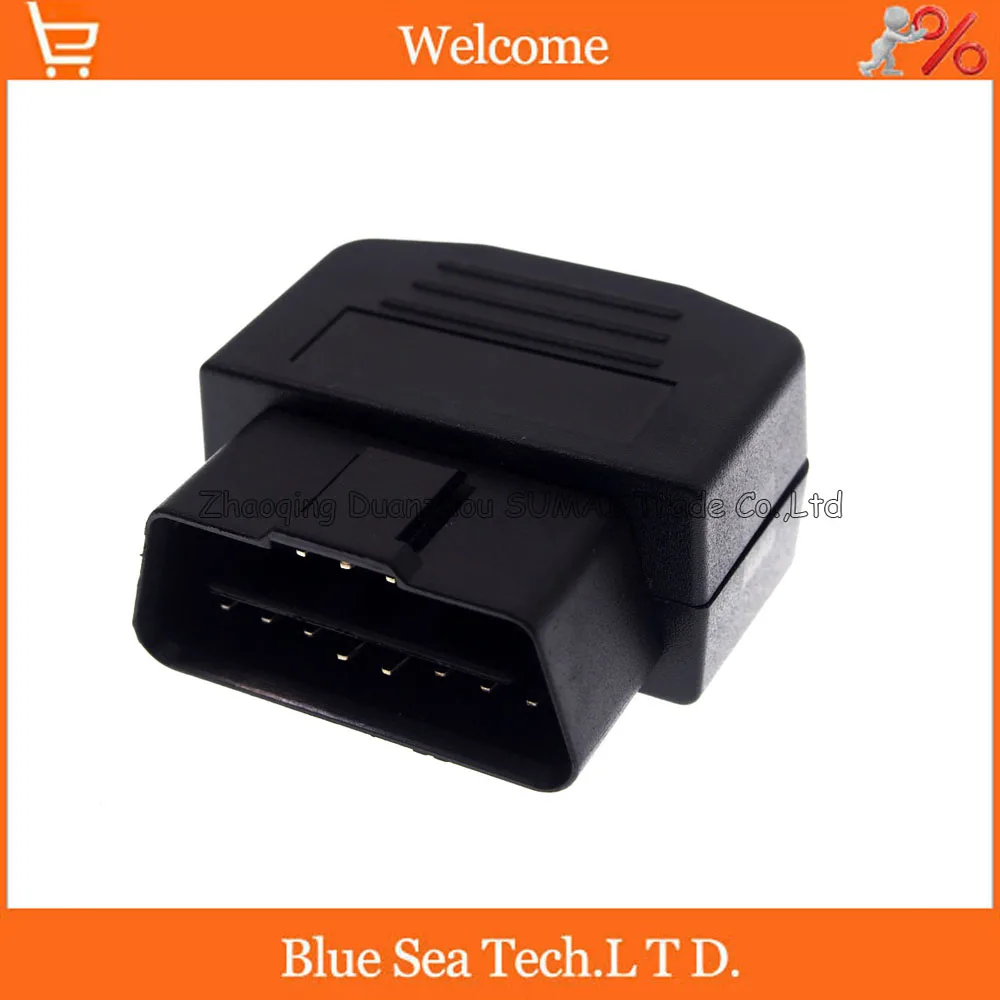 16 контактный Штекерный разъем OBD2 12 В (включая винт и корпус т. д.) для