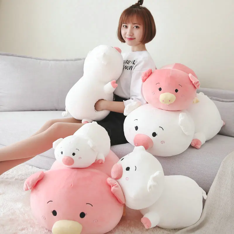 Милая кукла пинг/белая свинья Спящая Подушка плюшевая игрушка подушка игрушки